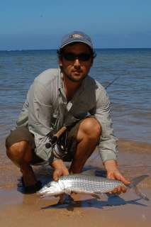 An average Kauai bonefish with Rob Arita, Hawaii fly fishing guide